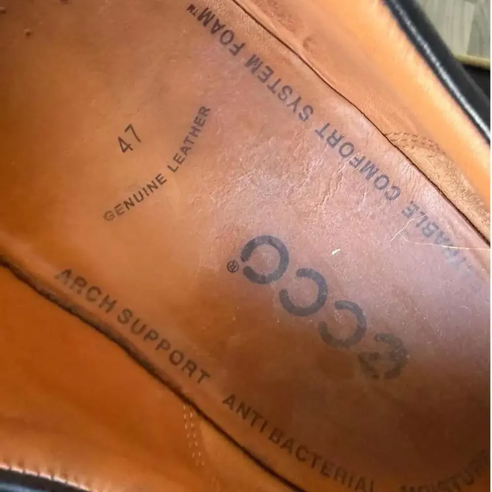 ECCO black leather